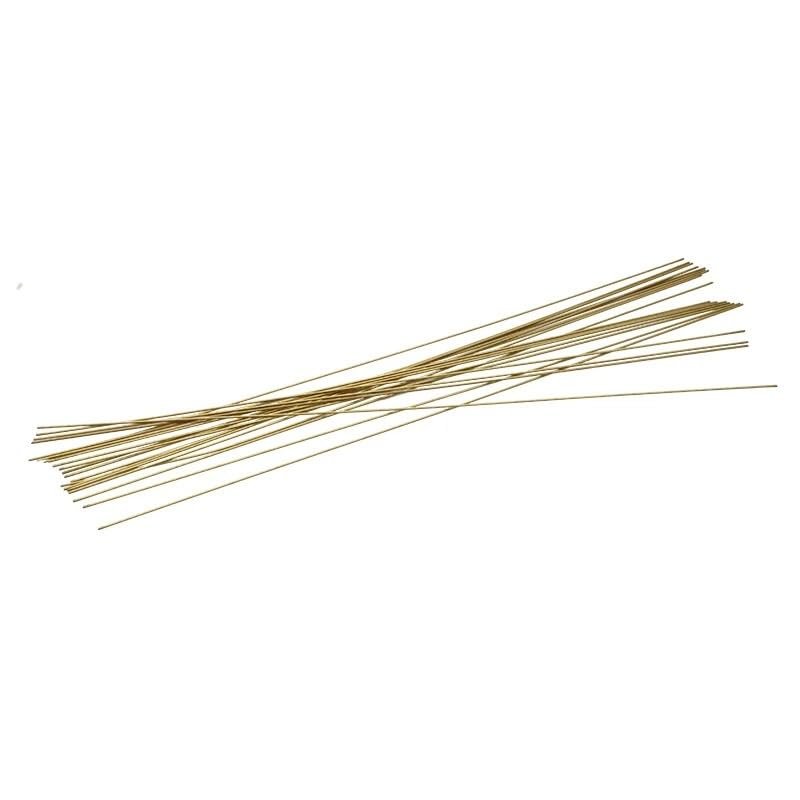 20PCS 1x300mm Solid Brass RodsDrive Shaft Small Round Stick Connecting Spare Parts for RC Model Repair Welding Brazing Soldering