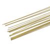 20PCS 1x300mm Solid Brass RodsDrive Shaft Small Round Stick Connecting Spare Parts for RC Model Repair Welding Brazing Soldering view 3