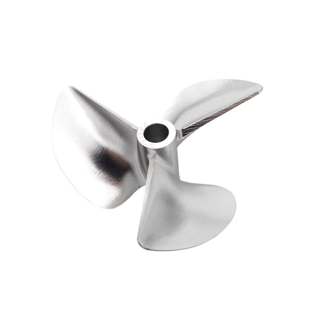 1PCS CNC Matel RC Boat 3 Blades Propellers 6.35mm 1/4" Pitch 1.4 Props 58mm 61-70mm 74mm for Gasoline Nitro RC Boat Speed Mono Catamaran(D62mm)