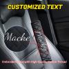 4 Packs Personalized Seat Belt Cover Pad, Embroidered Seatbelt Cushion, Seatbelt Covers, Car Seat Belt Pads for Adults Car Seat Strap Pads for Kids Universal Fit for All Cars and Backpack 10 Inch view 2