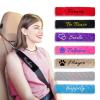 5 Packs Personalized Seat Belt Cover Pad, Embroidered Seatbelt Cushion, Seatbelt Covers, Car Seat Belt Pads for Adults Car Seat Strap Pads for Kids Universal Fit for All Cars and Backpack 10 Inch view 1