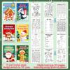 24PCS Christmas Activity Books Party Favors for Kids - Winter Xmas Holiday Games Coloring Maze Book in Bulk, Classroom Activities Crafts Gifts view 4