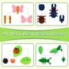 35 pcs Insect Erasers for Kids Desk Pet,3D Take Apart Butterfly Erasers for Kids Classroom Prizes, Class Treasure Box,Game Rewards,Party Favors view 2