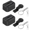QOPAHI Car Seat Buckle Guard, Seatbelt Locks for Kids/Special Needs from Unbuckle Belts, Belt Buckle Holder Seatbelt Buckle Cover Locking Clip Fits Almost Vehicles(2Pack) view 1
