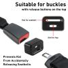 QOPAHI Car Seat Buckle Guard, Seatbelt Locks for Kids/Special Needs from Unbuckle Belts, Belt Buckle Holder Seatbelt Buckle Cover Locking Clip Fits Almost Vehicles(2Pack) view 3