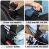 QOPAHI Car Seat Buckle Guard, Seatbelt Locks for Kids/Special Needs from Unbuckle Belts, Belt Buckle Holder Seatbelt Buckle Cover Locking Clip Fits Almost Vehicles(2Pack) view 4