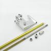 RC Boat 4.76mm 3/16" 400mm 500mm Long Flexible Drive Cable Shaft Strut Mount Holder for RC Boat Marine Speedboat(400mm Left Hand) view 3