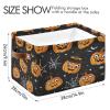 xigua Cute Pumpkin Large Storage Basket 1PCS,Collapsible Toy Storage Bin Laundry Basket with Handle,Used for Home Closets, Offices, Bedrooms1709 view 3