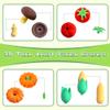 30 Pcs Vegetable Erasers for Kids - 3D Take Apart Puzzle Erasers for Desk Pet, Classroom Prizes, Game Rewards, Party Favors, Class Treasure Box view 2