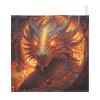Jihqo Baby Washcloths 3 Pack Fire Dragon Face Towel 12x12 Soft Absorbent Muslin Towels for Newborns Cotton Baby Wipes view 3