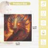 Jihqo Baby Washcloths 3 Pack Fire Dragon Face Towel 12x12 Soft Absorbent Muslin Towels for Newborns Cotton Baby Wipes view 4