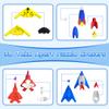 32 Pcs Aircraft Puzzle Erasers - 3D Take Apart Rocket Pencil Erasers for Kids Classroom Prizes, Treasure Box, Game Rewards, Party Favors view 2
