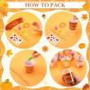 Chivertion 210 Pcs Thanksgiving Party Favors Fall Pumpkin Stationery Set Happy Thanksgiving Day Stamps Pencils Sharpener Erasers Stickers Cups for Autumn Harvest Exchange Gift Prizes Fillers Supplies view 3