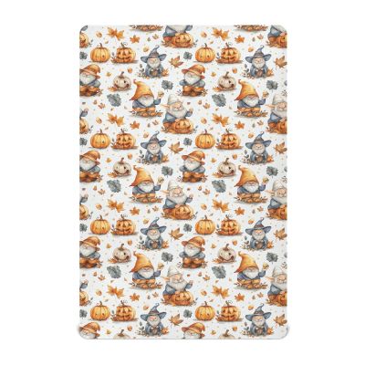 Qilmy Autumn Leaf Pumpkin and Elf Crib Sheets Girl & Boy,Toddler Bed Sheets Set,Airplane Pattern Fitted Crib Sheet for Standard Crib & Toddler Mattress32
