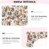 Qilmy Autumn Leaf Pumpkin and Elf Crib Sheets Girl & Boy,Toddler Bed Sheets Set,Airplane Pattern Fitted Crib Sheet for Standard Crib & Toddler Mattress32 view 4