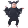 18 Months Romper My 1st Halloween Outfit Newborn Baby Boy Girl Costume Black Bat Long Sleeve (A-Dark Gray, 12-18 Months) view 1