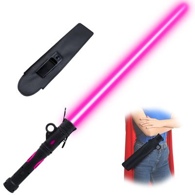 ANNDOFY Light Up Saber for Kids, LED Light Swords Set with 25 Color Changing Electronic Lights &FX Sound for Galaxy War Fighter Warriors Halloween Dress Up Parties (with Belt Clip)
