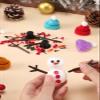 Cosweet 24 Pack Christmas Snowman Crafts Kit for Kids- Build a Snowman Kit with Air Dry Clay Xmas Stocking Stuffers Gift for Party Favors Winter Activities DIY Crafts Sewing view 4