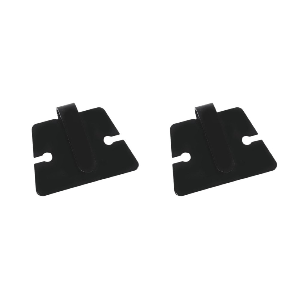 Qsvbeeqj Radio Mount with Adhesive Back Connection for HM133 HM133V HM98S HM118TN Hanging Clip for Radio Button Hook