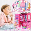 127pcs Doll Clothes Accessories and Closet for 11.5 inch Girl Doll,Dollhouse Wardrobe Storage Fashion Dress Gowns Outfits Swimsuits Tops Bottoms Shoe Rack High Heels Hangers Necklaces for 1/6 Dolls view 2