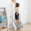 GAOMON Foldable Step Stool for Kids, Toddler Adjustable 3 Step Stool with Handles, Anti-Skip, Stepping Ladder Standing Tower for Bathroom Sink, Kitchen Counter, Toilet Potty Training view 4