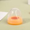 1pc Orange Baby Bottle Cap and Ring Suitable for Pigeon Bottle,Food Grade PP Baby Bottle Cap and Ring,Simplicty Fashionable Baby Bottle Cap and Ring Feeding Bottle,Bottle-Feeding view 1
