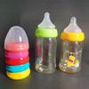 1pc Orange Baby Bottle Cap and Ring Suitable for Pigeon Bottle,Food Grade PP Baby Bottle Cap and Ring,Simplicty Fashionable Baby Bottle Cap and Ring Feeding Bottle,Bottle-Feeding view 3