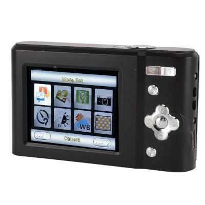 Asixxsix 48MP 1080P 8X Zoom Digital Camera, Compact Lightweight Camera for Kids Beginners, Rechargeable Camera with Flash, Selfie Mode, Anti Shake, 128GB Support, PC Webcam (Black)