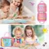 Carrying Case for Leapfrog LeapReader Reading and Writing System Leapfrog LeapReader,Portable Storage Bag with Handle (Pink) view 3