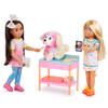 Glitter Girls 14-Inch Doll Accessories Kids Toy Vet Set Plush Dog & Medical Toys Doll Furniture Posable Pet with Pink Fur 3+ Years Sniffles & Vet Table Playset view 4