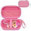 MGZNMTY Carrying Case Compatible with Fingerlings Monkey Toy - 2023 New Interactive Toys for Kids (Pink) (Only Case) view 1