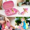 MGZNMTY Carrying Case Compatible with Fingerlings Monkey Toy - 2023 New Interactive Toys for Kids (Pink) (Only Case) view 3