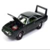 1969 Charger Daytona Dark Green Metallic with Green Interior Pop Culture 2024 Release 1 1/64 Diecast Model Car by Johnny Lightning JLPC014-JLSP370 view 1