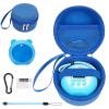 YouKnow Travel Case and Silicone Cover Compatible with Punirunes Interactive Toy Digital Pet, with Full Coverage PET Clear Film (Silicone and Carrying Case) (Blue) view 1