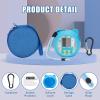 YouKnow Travel Case and Silicone Cover Compatible with Punirunes Interactive Toy Digital Pet, with Full Coverage PET Clear Film (Silicone and Carrying Case) (Blue) view 4