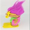 Troll Doll Russ Purple Hair Vintage Retro 5 inch Scuba Diving view 2