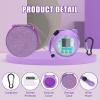 YouKnow Travel Case and Silicone Cover Compatible with Punirunes Interactive Toy Digital Pet, with Full Coverage PET Clear Film (Silicone and Carrying Case) (Purple) view 4
