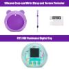 MGZNMTY Silicone Case Compatible with Punirunes Virtual Pet, Protective Skin Cover for Punirunes Interactive Digital Toy (Purple) view 2