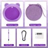 MGZNMTY Carrying Case and Silicone Cover Compatible with Punirunes Virtual Pet Interactive Digital Toy, with Hard Screen Protector (Purple) view 2