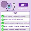 MGZNMTY Carrying Case and Silicone Cover Compatible with Punirunes Virtual Pet Interactive Digital Toy, with Hard Screen Protector (Purple) view 3