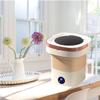 2 In 1 Mini Washer And Dehydrator Combo 8x8x12in Foldable Washing Machine 16L Capacity For Laundry, Dorms, College, RV, Hotels, Home Camping(Green) view 3