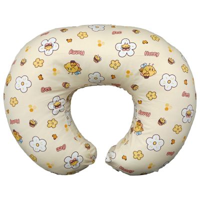 x-vesolje Nursing Pillow, Breastfeeding Pillow with Removable Cover, Ergonomic Breast Feeding Pillow, Baby Feeding Pillow for Mom Easier Breastfeeding- Original Size/Honey Bee