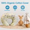 x-vesolje Nursing Pillow, Breastfeeding Pillow with Removable Cover, Ergonomic Breast Feeding Pillow, Baby Feeding Pillow for Mom Easier Breastfeeding- Original Size/Honey Bee view 2