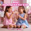 ULOVEME Kids Real Makeup Kit for Little Girls - Real, Non Toxic, Washable Make Up Toy - Umicorn Toys Gift for 3 4 5 6 7 8 9 10 12 Years Old Girls Birthday (Pink Crossbody Bag) view 3