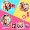 ULOVEME Kids Real Makeup Kit for Little Girls - Real, Non Toxic, Washable Make Up Toy - Umicorn Toys Gift for 3 4 5 6 7 8 9 10 12 Years Old Girls Birthday (Heart Shaped Purse+Jewelry Set) view 4