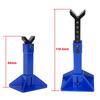 1 Pair Metal RC Car Jack Stand for Traxxas TRX4 Axial SCX10 RC4WD Tamiya CC01 D90 HPI HSP 1/10 1/8 Scale RC Climbing Crawler Car (Blue) view 3