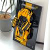 iLuane Display Wallboard for Model Car Racing Hypercar Model Kit 42172, Adult Collectibles Wall Mount, Home or Office Dcor, Coarse Striated (No Car Included) view 1