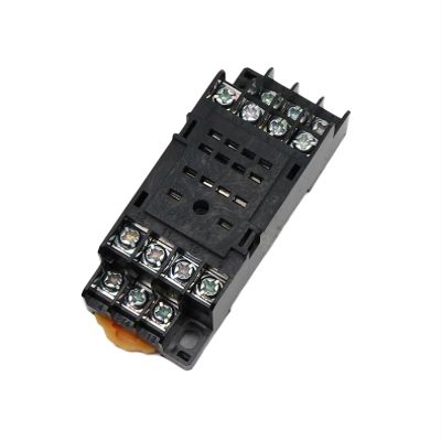 QZLIBEFUD 1pcs Power on Delay Time Relay H3Y-4 Small 14-pinDC12V24vAC220v Timer Switch 1S 3S 5S 30S 60S 5M 10M 30M 60M(AC 220V,Base)