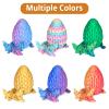 Mydhall 3D Printed Flying Dragon Egg with Articulated Dragon Inside  Toys&Gifts for Kids,Home Decor,Creative Ornaments,Birthday,Easter (Golden,Large) view 3