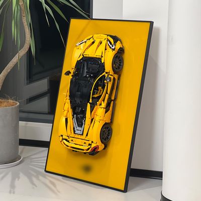 iLuane Display Wallboard for 42172, Adult Collectibles Wall Mount, Home or Office Dcor (No Car Included)